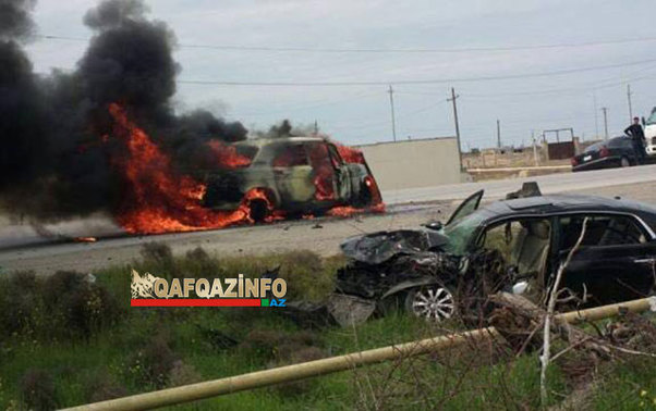 “Azərsu”nun sədr müavini qəzaya düşdü