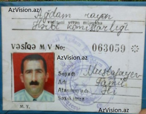 Ağdamda ölən Qarabağ qazisinin