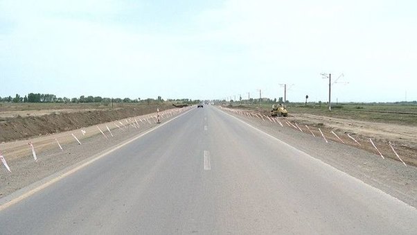 Mingəçevir-Bəhrəmtəpə yolu yenidən qurulur