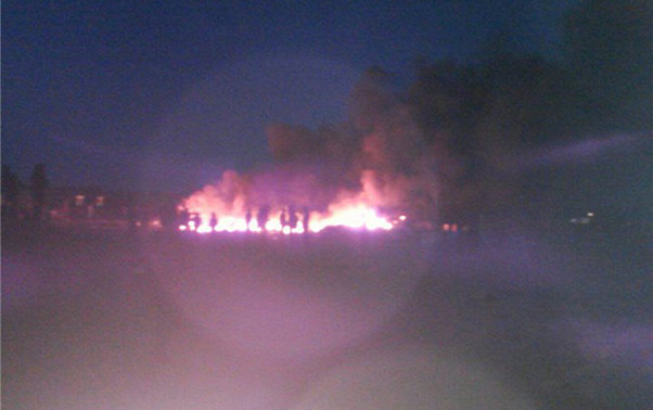 Bakıda güclü yanğın başladı