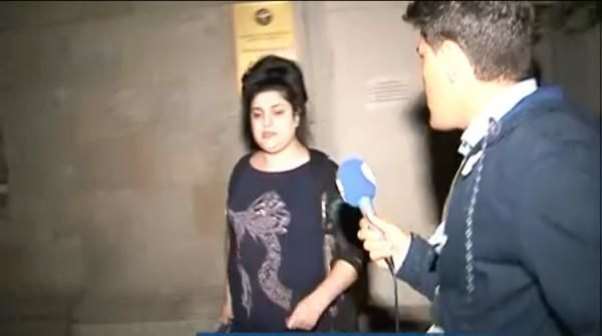 Bakıda sərxoş qadın sürücü