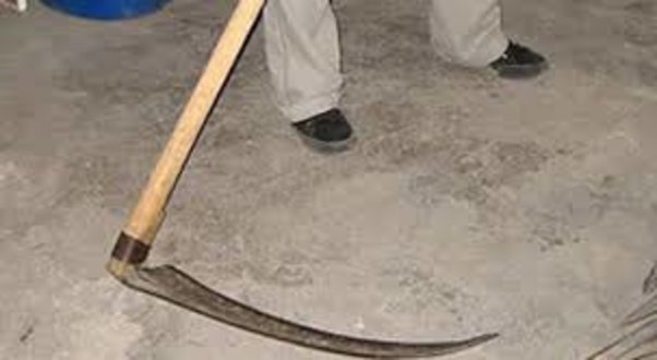 Həmkəndlisini dəryazla doğradı