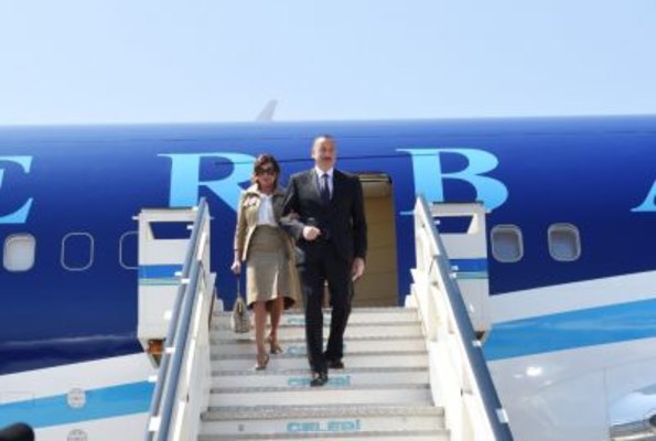 Prezident İlham Əliyev Türkiyəyə işgüzar səfərə gedib