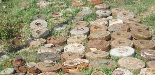 Son 4 gündə cəbhə bölgəsində 12 ədəd mina zərərsizləşdirilib