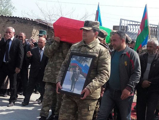 Şəhid zabitimiz İmişlidə torpağa tapşırılır