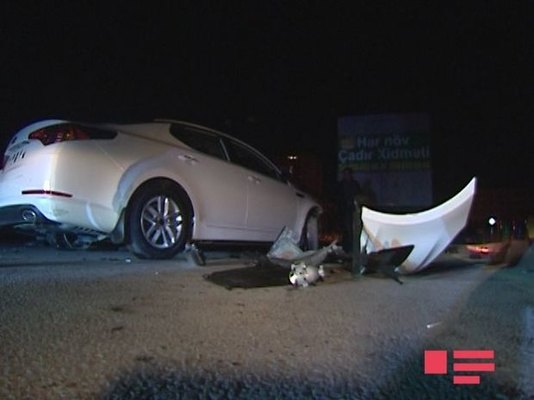 Bakıda sərxoş sürücü qəza törətdi