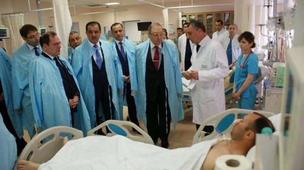 Xüsusi Tibb Xidmətinin həkim briqadası cəbhəyanı bölgədə olub