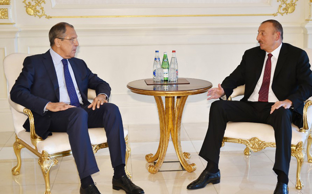 İlham Əliyev Lavrovla görüşdü