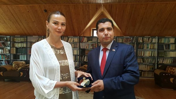 Qənirə Paşayeva Misir Mədəniyyət Mərkəzində olub