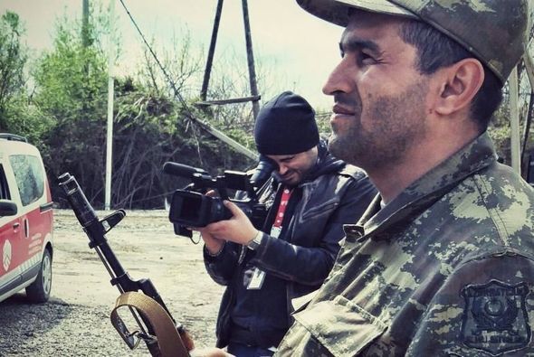 Çingiz Mustafayevin oğlu cəbhədə