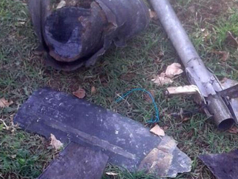 Ermənilərin aparatının vurulduğu an