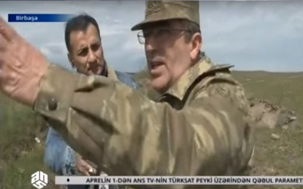 Azərbaycanlı general dünən azad olunan torpaqlarımızı göstərdi