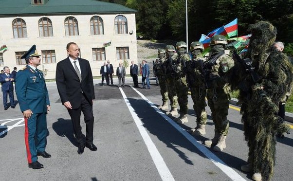 İlham Əliyev “Laza” zastavasında