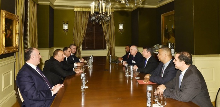 Prezident ABŞ-da mühüm görüşlər keçirdi - FOTOLAR