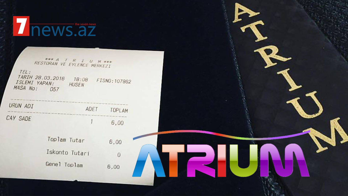 “ATRIUM” idman və əyləncə mərkəzindən uzaq durun