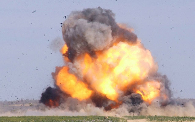 Ermənilər kəndə mərmi atdı