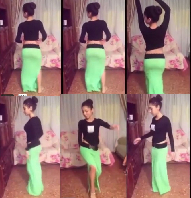 Gənc qız oriental rəqsi ilə internet fenomeni oldu …