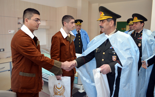 Zakir Həsənov hərbi hospitalda