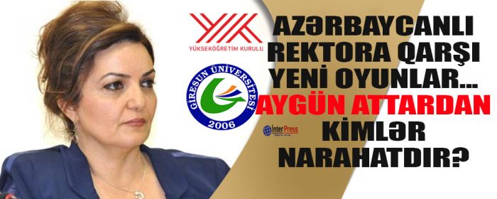 Azərbaycanlı rektora qarşı yeni oyunlar...