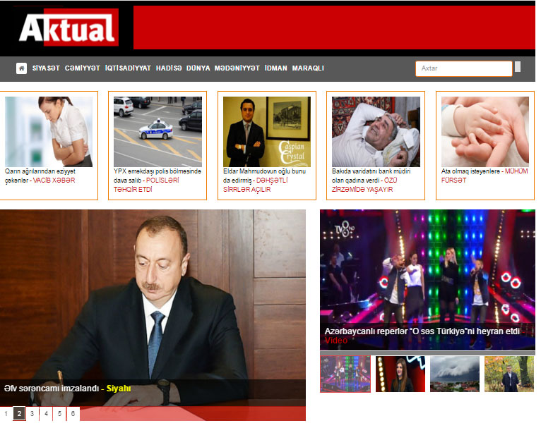 AKTUAL.AZ saytı 2 yaşında