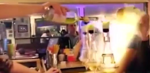 Barda qadının saçı yandı, aləm bir-birinə dəydi