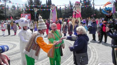 Bakıda Novruz şənliyinə hazırlıq görülür