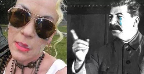 Stalinin nəvəsi biabırçı görkəmdə