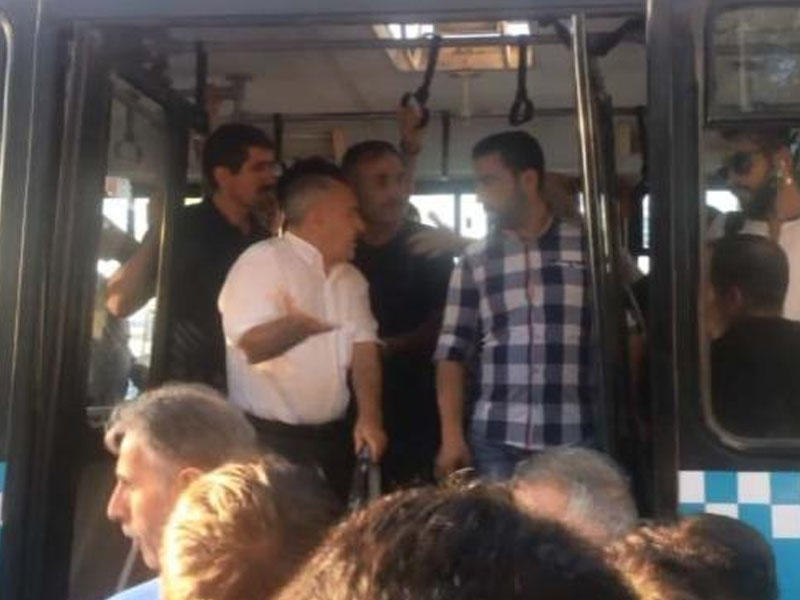 Sərnişin avtobusunda sürücü BİABIRÇILIĞI: ağsaqqal kişini... VİDEO