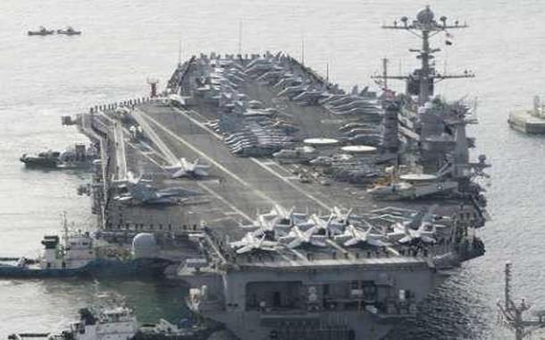 ABŞ-ın atom gəmisi Koreya sahillərində