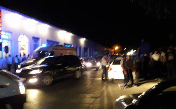 Şəkinin mərkəzində dəhşətli qəza