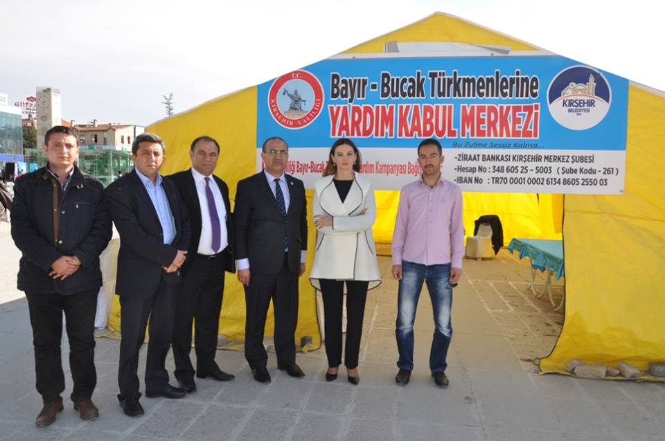 Qənirə Paşayeva Kırşehirdə Bayırbucak Türkmənlərinə yardım aksiyasında iştirak edib