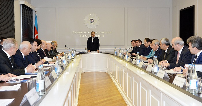 Mikayıl Cabbarov kollegiya iclası