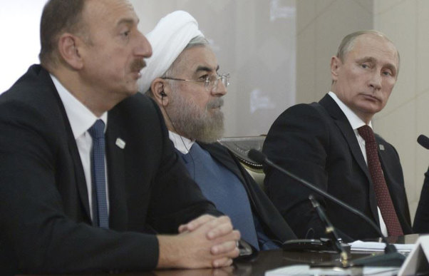 Əliyev, Putin və Ruhani birgə bəyannamə qəbul etdilər