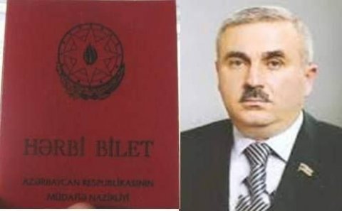 MİLLƏT VƏKİLİNİN HƏRBİ BİLETİ DƏ SAXTA CIXDI