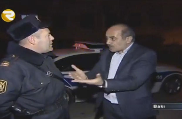 Bakıda sərxoş sürücü polislərin başına oyun açdı