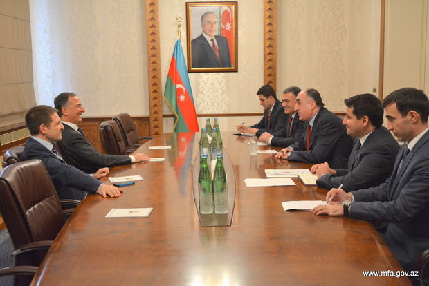 Elmar Məmmədyarov Franko Frattinini qəbul edib