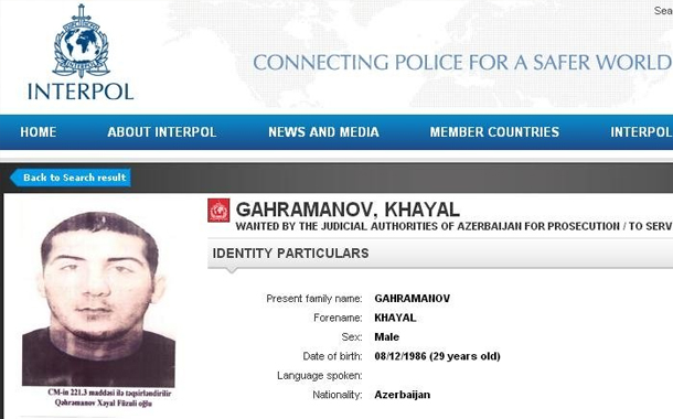 Polis rəisini bıçaqlayan şəxs İnterpol xətti ilə axtarışa verildi