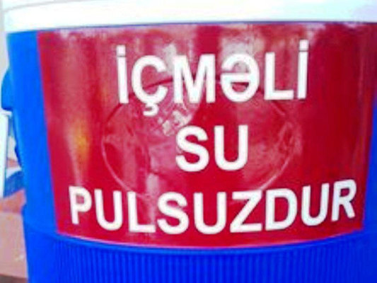 Bakıda mağazalardan birindən humanist addım