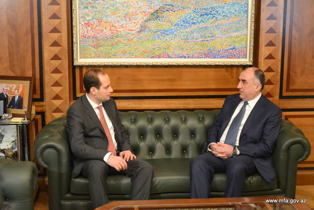 Elmar Məmmədyarov Mixeil Canalidze ilə görüşüb