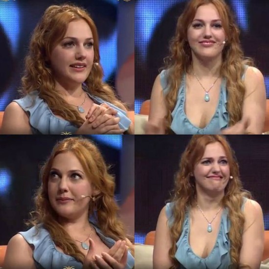 Aktrisanın başına canlı efirdə oyun açdılar