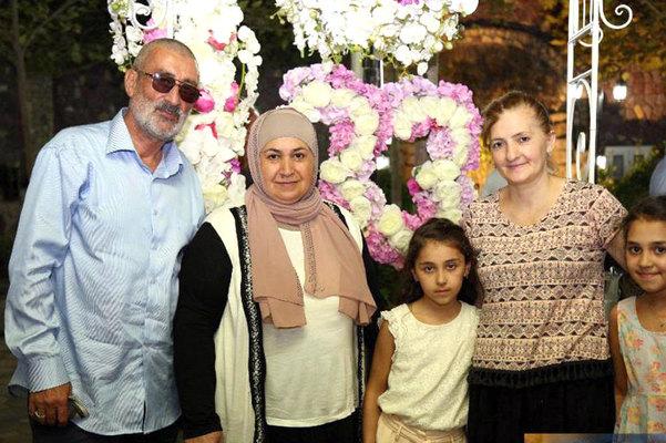 Azərbaycanlı müğənninin ailəsi