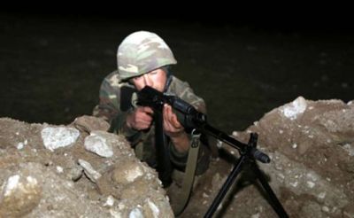 Cəbhədə güclü atışma