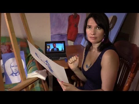 Rusiyalı rəssam sinəsi ilə “Oskar” mükafatı alan aktyorun portretini çəkdi