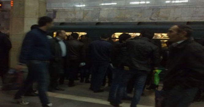 Bakı metrosunda