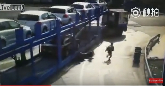 Görənləri dəhşətə gətirən qəzadan görüntülər