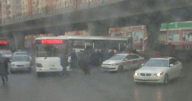 Bakıda daha bir avtobus qəzası