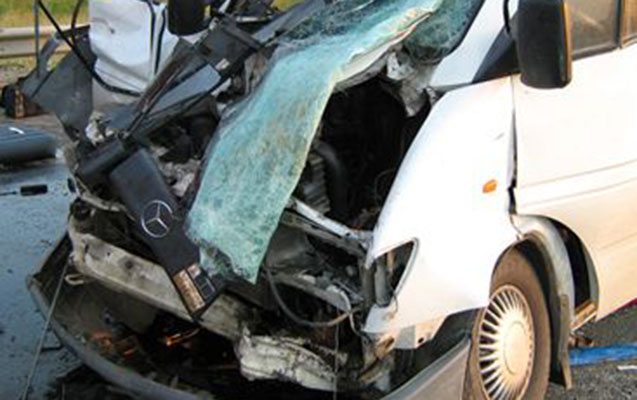 Bakıda 2 avtobus toqquşdu