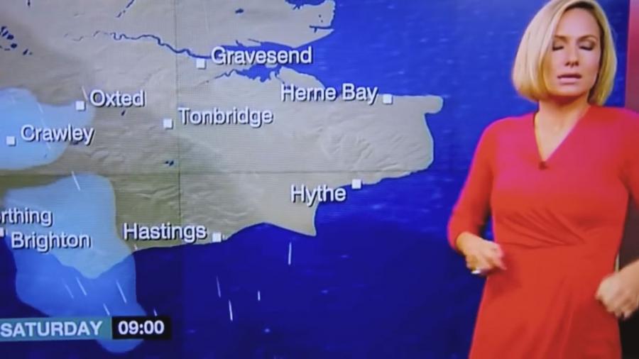 Canlı yayımda huşunu itirdi