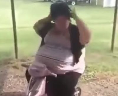 Bu çəki ilə motosiklet sürmək istədi