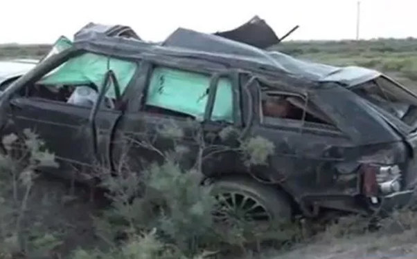 Rəisin oğlunun öldüyü qəzadan dəhşətli görüntülər